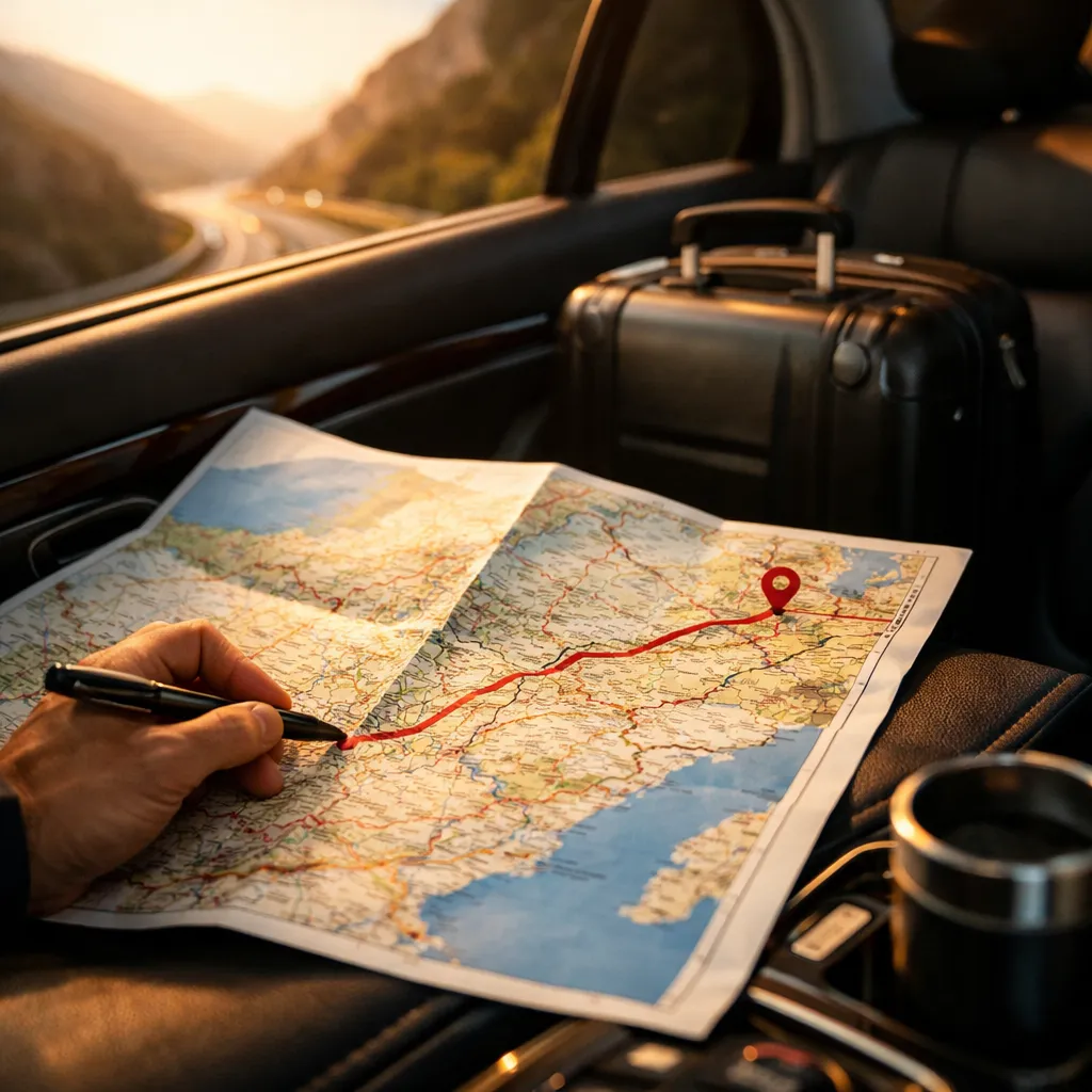 Chauffeur VTC longue distance sur les routes de Provence - JM VTC 13